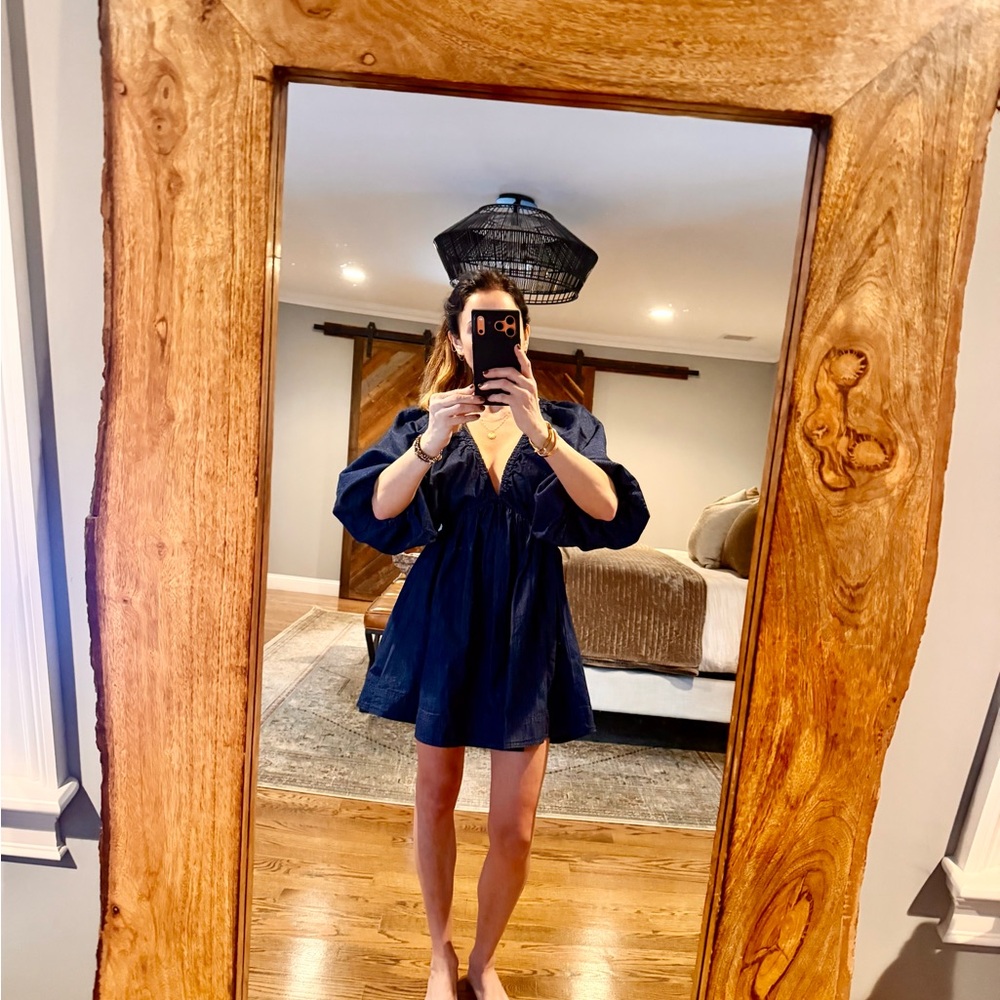 Free People Denim Blue Skirt